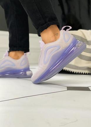 Жіночі кросівки nike air max 720 white violet9 фото