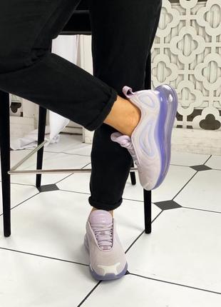 Жіночі кросівки nike air max 720 white violet10 фото