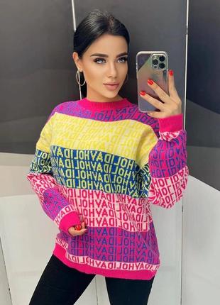 Светр.
тканина: машинне в'язання
кольори: на фото