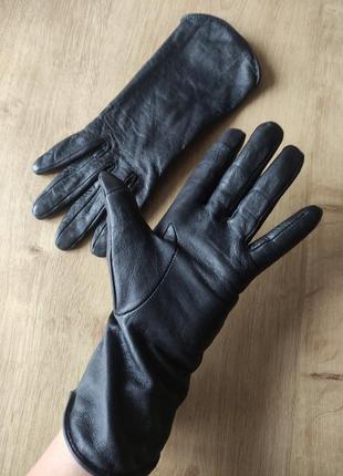 Женские кожаные перчатки германия, р.7(м)5 фото