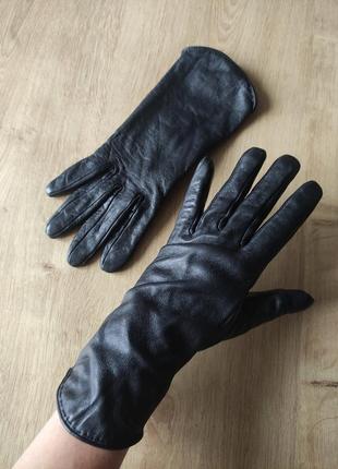 Женские кожаные перчатки германия, р.7(м)4 фото