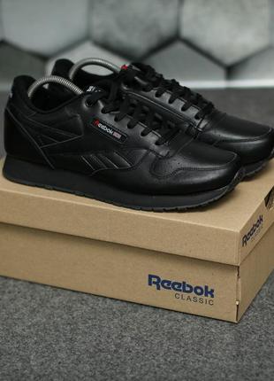 Демисезонные черные кроссовки reebok чорні чоловічі кросівки reebok