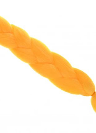 Канекалон коса 57 см, 100 гр синтетическое моноволокно а41 оранжевый