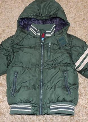 Куртка фірма rebel (зелена). вік 3-4 роки. ріст 104 см.2 фото