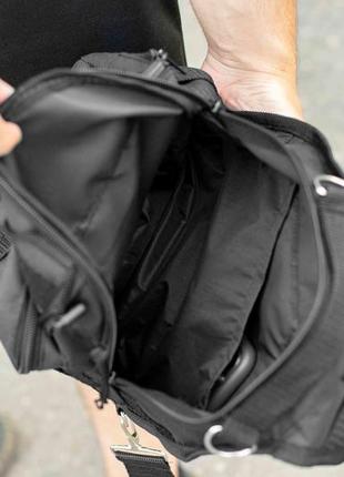 Мужская тактическая нагрудная сумка слинг через плечо swat однолямочный рюкзак6 фото