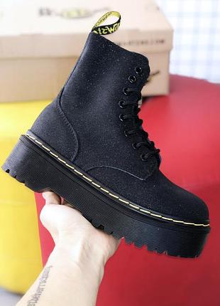 Черевики жіночі dr. martens molly iridescent crackle platform boots/ботинки женские доктор мартэнс
