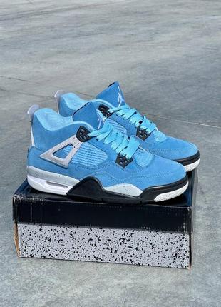 Кросівки жіночі nike air jordan retro 4 university blue/кроссовки женские найк аир джордан рэтро 45 фото