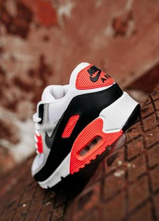 Жіночі кросівки nike air max 90 black grey red 24 фото