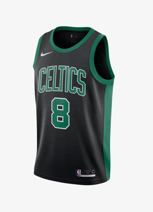 Майка nike boston celtics nba version sw fan edition jersey black