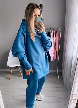 Костюм
арт:7215фелк
розміри: s-m; l-xl
тканина: трихнути на флісі
колір: чорний, джинс, хакі, фрез, фісташка, мигдаль,графіт,шоколад,гірчиця,травка