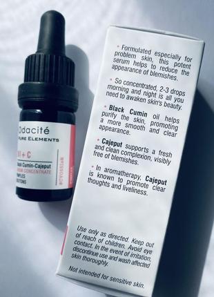 Odacité pimples serum concentrate (black cumin + cajeput) концентрат сыворотка для проблемной кожи5 фото