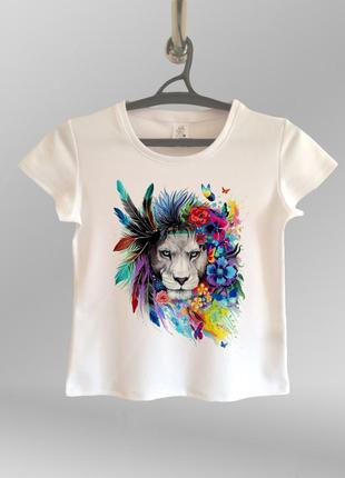 Жіноча футболка з принтом лев