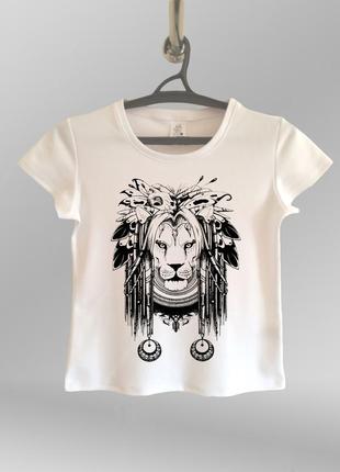 Жіноча футболка з принтом лев