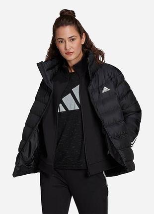 Куртка зимова жіноча adidas itavic 3-stripes midweight jacket оригінал1 фото