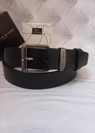 Ремень tommy hilfiger, натуральная кожа.