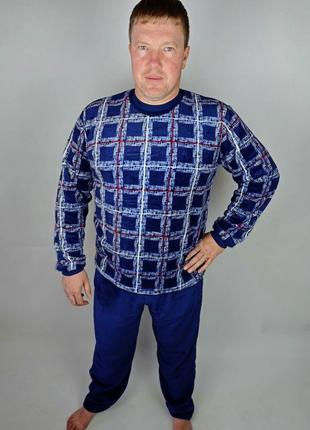 Чоловіча махрова пижама піжама