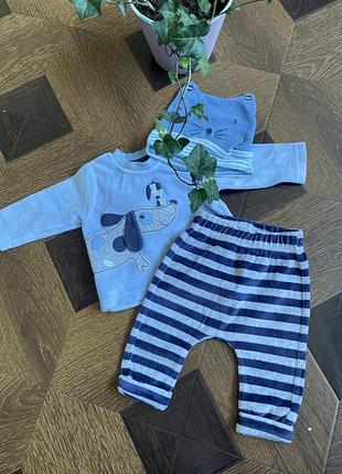 Набор для мальчика шапочка штаны кофта