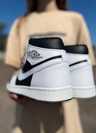 Nike air jordan 1 retro white black 3