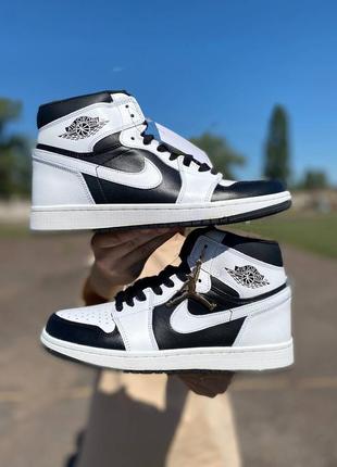 Nike air jordan 1 retro white black 5