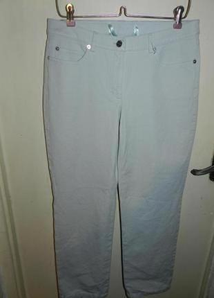Стрейч,зауженные,бледно-бирюзовые джинсы-брюки,германия