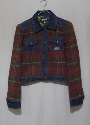 Жакет шерсть-мохер-деним 'd&g dolce&gabbana' 46-48р