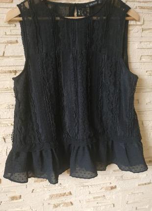 Блуза майка zara basic