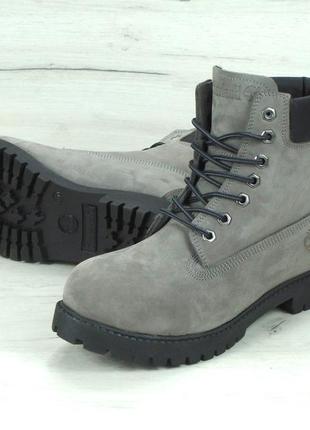 Зимние женские ботинки timberland grey (мех) 36-37-38-39-403 фото