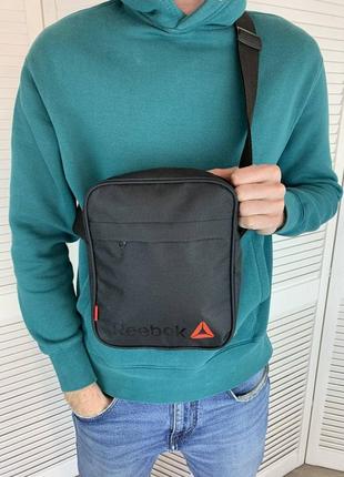 Сумка reebok текстиль чорна 3