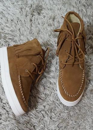 Зимові черевички pinede andre нат.замша/овчина 36р.