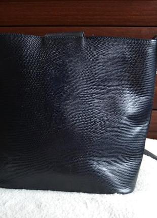 Viyella кожаная сумка на длинном ремне винтаж4 фото