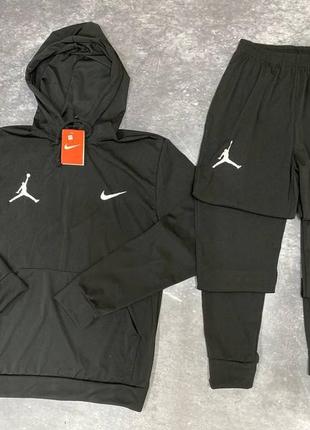 Мужской спортивный трикотажный костюм nike air jordan