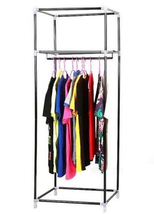 Универсальный складной тканевый шкаф для дома одежды и вещей 8865 90х45х160