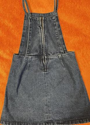 Джинсове плаття комбінезон