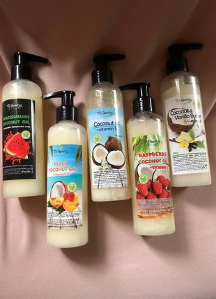 Кокосове масло для тіла top beauty and coconut fruit 200 мл2 фото