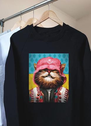 Нові жіночі патріотичні світшоти на флісі трьохнитка xs-xl 42-50