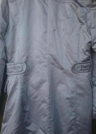 Пальто металік на синтепоні марки h&m. р. м. осінь-зима(не холод).2 фото