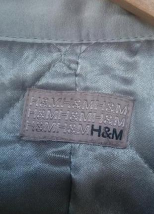 Пальто металік на синтепоні марки h&m. р. м. осінь-зима(не холод).3 фото