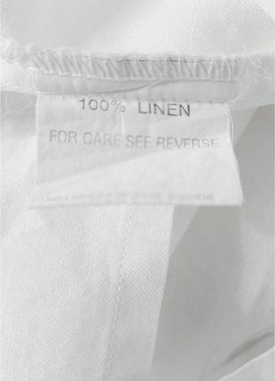 Блузка, рубашка, шведка из льна pure linen8 фото