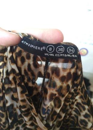 Актуальная блузка леопардового принта2 фото