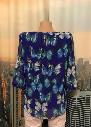 Блузка з метеликами wallis,3 фото