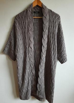 Кардиган подовжений з коротким рукавом фірми moda