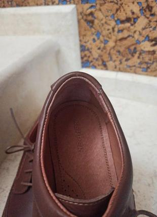 Кожаные туфли на шнурке3 фото