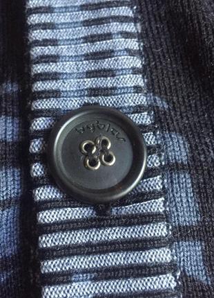 Blu bublos m італія шерсть джемпер, кофта, светр, накидка4 фото