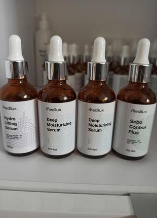 Сироватки medilux швецарська салонна косметика