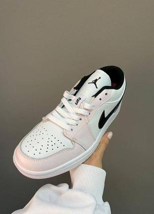 Nike jordan low light pink жіночі кросівки найк джордан рожеві розовые женские кроссовки скидка знижка2 фото