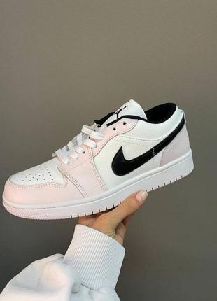 Nike jordan low light pink жіночі кросівки найк джордан рожеві розовые женские кроссовки скидка знижка1 фото