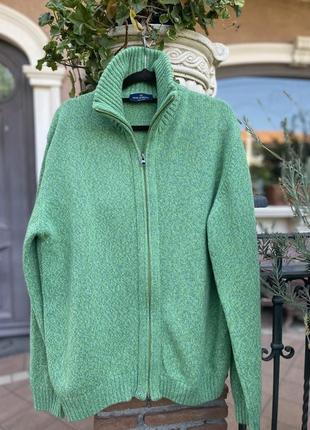 Фірмовий стильний натуральний светер гольф водолазка5 фото