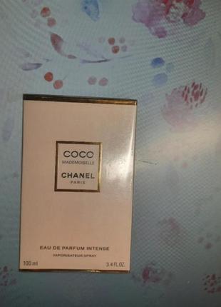 Chanel coco mademoiselle eau de parfum  intense 100мл духи коко мадемуазель інтенс інтенз шанель коко мадмазель интенс оригинал1 фото