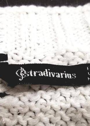 Свитер белый stradivarius  s3 фото