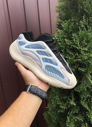 Adidas yeezy boost 700 сині з сірим 3